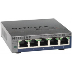 Netgear PLUS SWITCH, 5xGbE (mngt. via PC utility-monitoring also via WEB)