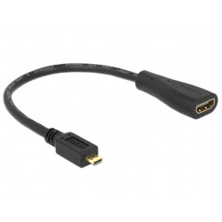 Delock Kabel High Speed HDMI s Ethernetem - micro D samec  A samice