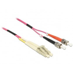 Delock optický kabel LC ST Multimode OM4 1 m