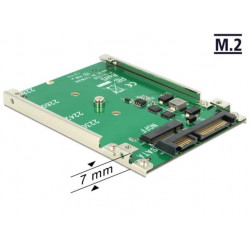 Delock 2.5” Konvertor SATA 22 Pin  M.2 NGFF