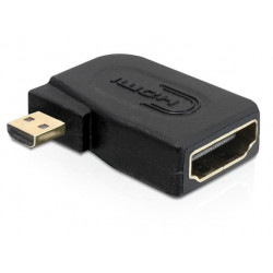 Delock Adaptér High Speed HDMI s Ethernetem - micro D samec  A samice pravoúhlý