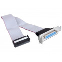 Delock Low Profile Slot Bracket  1 x Parallel