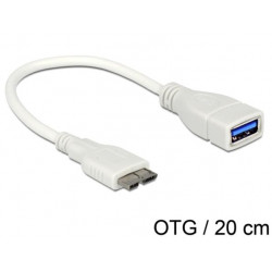 Delock OTG kabel Micro USB 3.0 USB 3.0-A samice