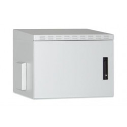 DIGITUS 12U nástěnná skříňka, venkovní, IP55 713x600x450 mm, barva šedá (RAL 7035)