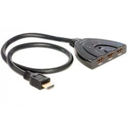 Delock HDMI 3 - 1 obousměrný Switch Spliter