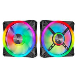 Corsair ventilátor QL Series QL140 RGB LED, 1x 140mm, 26dBA