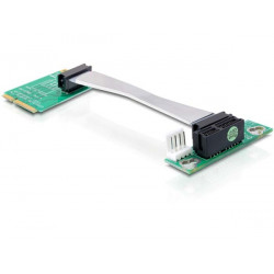 Delock Riser Card Mini PCI Express > PCI Express x1 vkládání vlevo 13 cm