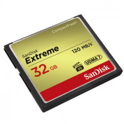 SanDisk CF 32 GB Extreme (120 85 MB s, VPG20, UDMA7)