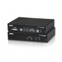 ATEN KVM extender CE-690 USB ,DVI KVM extender pro konzoli s USB klávesnicí a myší přes optický kabel (1920 x 1200 na 20km)