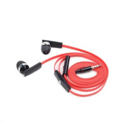 Sluchátka GEMBIRD MHS-EP-OPO pro MP3, plochý kabel, s mikrofonem