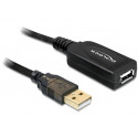 Delock USB 2.0 prodlužovací kabel, aktivní 15 m