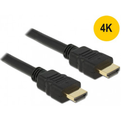 Delock kabel High Speed HDMI s Ethernet – HDMI A samec  HDMI A samec 4K 0.5 m