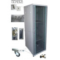 19\' OCRACK OCC-42U-61SBK rozvaděč stojanový 42U 600x1000 skleněné dveře - černý