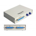 Delock Paralelní Switch Sub-D 25 pinů 2-portový manuální