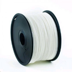 GEMBIRD Tisková struna (filament), ABS, 1,75mm, 1kg, bílá 