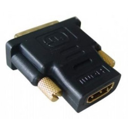 Kabel GEMBIRD red. HDMI na DVI, F M, zlacené kontakty, černá