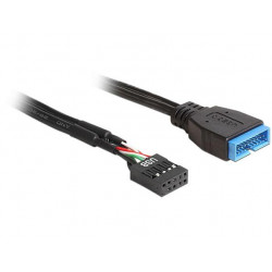Kabel USB 3.0 Pinheader St  USB 2.0 Pinheader Bu 45cm