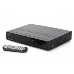 DIGITUS Plug&View NVR, 4 channels, 720p, for Plug&View System only,10 100 1000Mbps, 2 x USB2.0,10W, incl. 2TB HDD