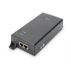 DIGITUS PoE Ultra Injector, 802.3at, 10 100 1000 Mbps Output max. 48V, 60W