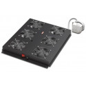 Digitus Roof cooling unit for DIGITUS server cabinets, 6 Fans, Switch, Thermostat, 828m3 air circ. h Color black RAL 900