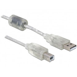 Delock kabel USB 2.0 typ A samec  USB 2.0 typ B samec 0,5m