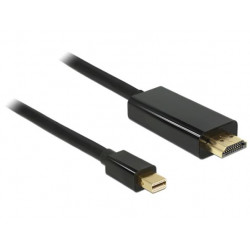 Delock Kabel mini Displayport 1.1 samec  HDMI-A samec 2 m