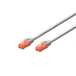 Digitus Ecoline Patch Cable, UTP, CAT 6e, AWG 26 7, šedý 5m, 1ks