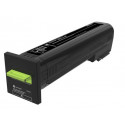 CS820, CX82x, CX860 Black Extra High Yield Return Program Toner Cartridge - 33 000 stran