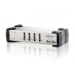 ATEN CS1734AC-AT 4 PORT KVM & USB FOR PS2 W 1.8