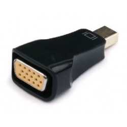 Kabel GEMBIRD C-TECH red. miniDisplayport na VGA, M F, černá