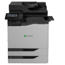 Lexmark CX820dtfe color laser MFP, 50 50ppm, síť, duplex, dotykový LCD, DADF, fax, HDD + 2x zásobník + sešívačka