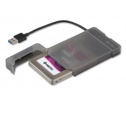 i-Tec MySafe Easy externí case pro 2,5" SATA I II III SSD, USB3.0, Black - bez HDD