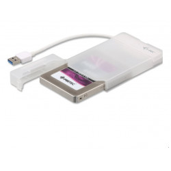 i-Tec MySafe Easy externí case pro 2,5" SATA I II III SSD, USB3.0, White - bez HDD
