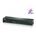 ATEN 1-Local Remote Share Access Single Port VGA KVM over IP Switch with Single Outlet Switched PDU (1920 x 1200)