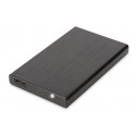Digitus USB 3.0-SATA SSD HDD skříň, 2,5 "9,5 & 7,5 mm SSD HDD, hliníkové ram, bez napájení