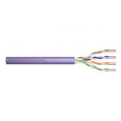 DIGITUS CAT 6 U UTP instalační kabel, délka 305 m, papírová krabice, AWG 23 1, w o seperator PVC, simplex, purpurový