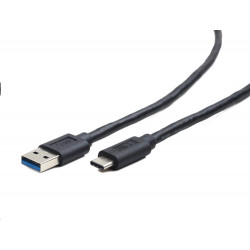 Kabel CABLEXPERT USB 3.0 AM na Type-C kabel (AM CM), 1,8m, černý