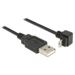 Delock USB2.0- A to USB micro-A angled, 3m male male