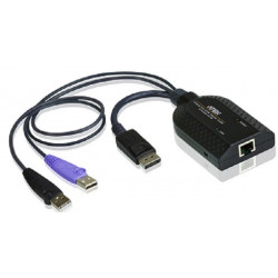 ATEN USB DisplayPort Virtual Media KVM Adapter with Smart Card Support 