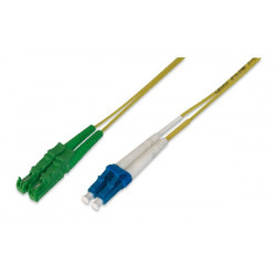 Digitus Fiber Optic Patch Cord, E2000 (APC) to LC (PC) Singlemode 09 125 µ, Duplex, Length 1 m