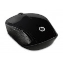HP 200 myš, Bezdrátová USB, Optická, 1000 dpi, Černá ( X6W31AA#ABB )