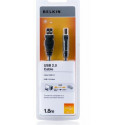 Belkin kabel USB 2.0. A B řada standard, 1,8m