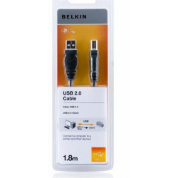 Belkin kabel USB 2.0. A B řada standard, 1,8m