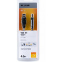 Belkin kabel USB 2.0. A B řada standard, 4,8m
