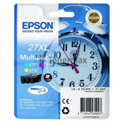 EPSON cartridge T2715 (cyan magenta yellow) multipack (budík) XL