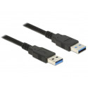 Delock Kabel USB 3.0 Typ-A samec  USB 3.0 Typ-A samec 0,5 m černý