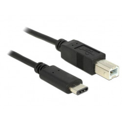 Delock Kabel USB Type-C™ 2.0 samec  USB 2.0 Typ-B samec 0,5 m černý