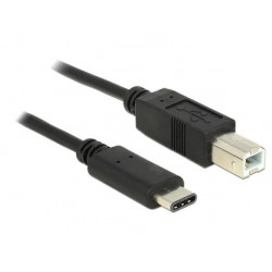 Delock Kabel USB Type-C™ 2.0 samec  USB 2.0 Typ-B samec 2,0 m černý