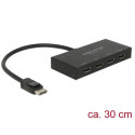 Delock Displayport 1.2 Splitter 1 x Displayport in  4 x Displayport out 4K