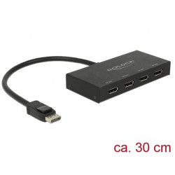 Delock Displayport 1.2 Splitter 1 x Displayport in  4 x Displayport out 4K